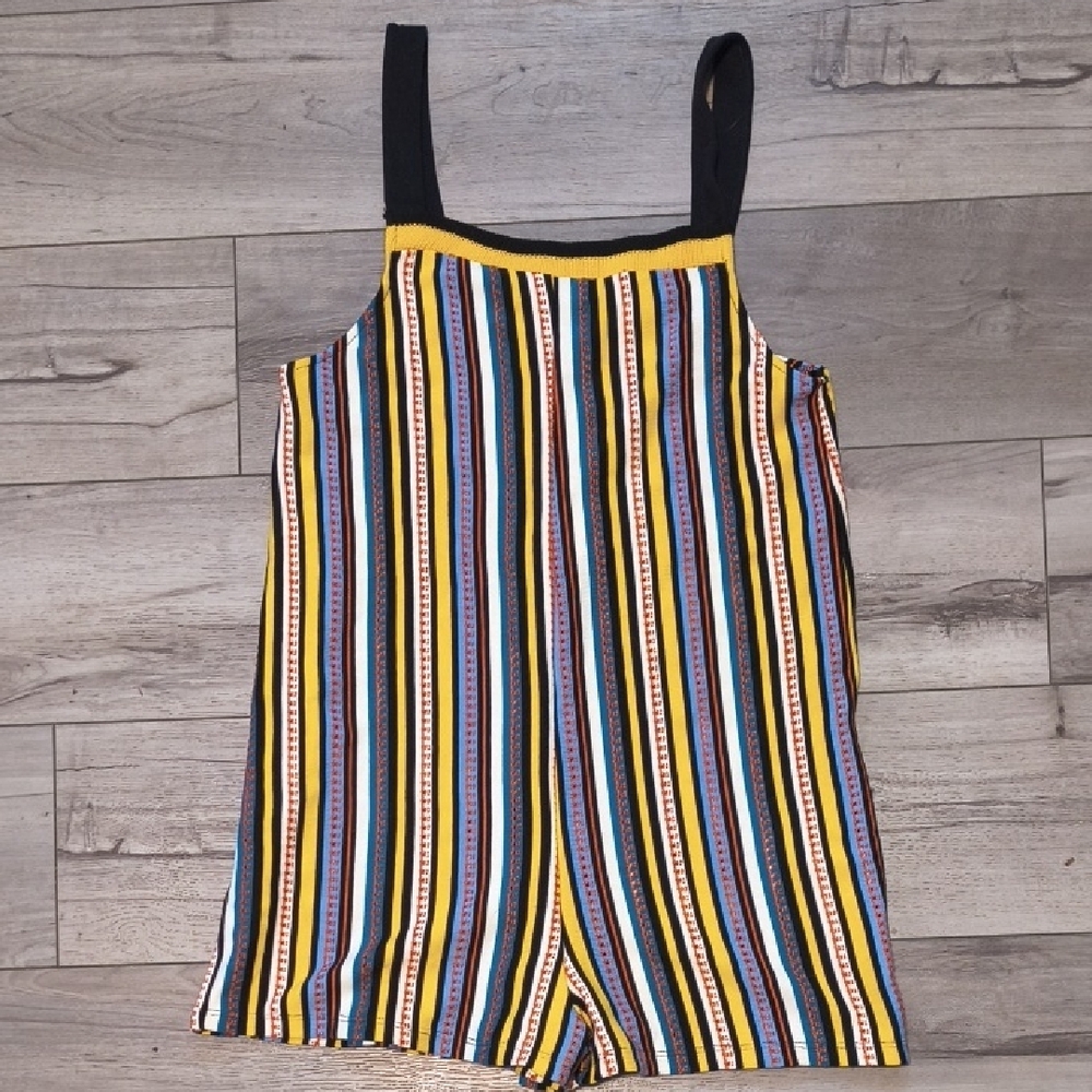 Zara Colorful Striped Romper